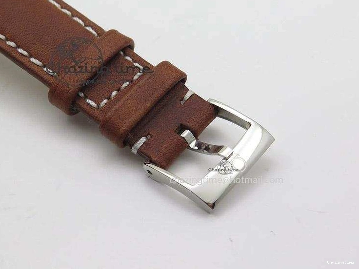 0508 Supportive Speedmaster Professional The Moon Watch on Brown Asso Strap Asian Manual Winding Chronograph Movement 8288